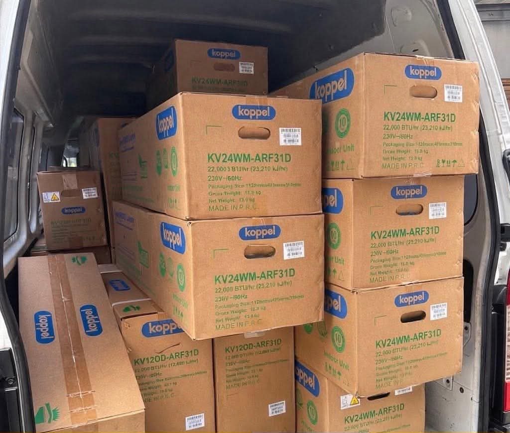 Koppel units loaded for delivery